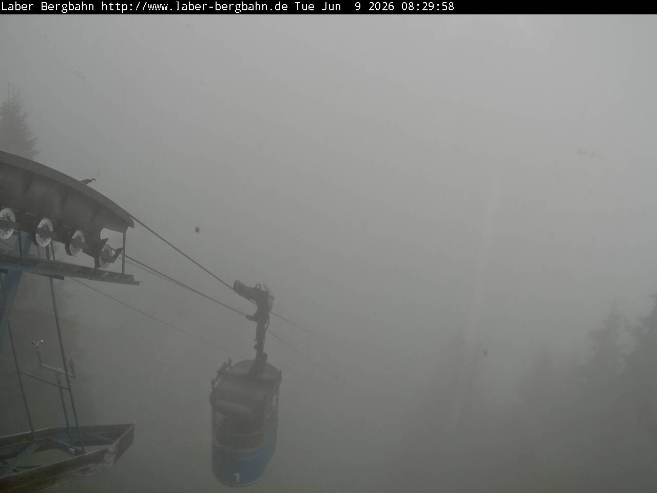 Archiv Foto Webcam Blick auf Oberammergau (Laber Bahn Bergstation)