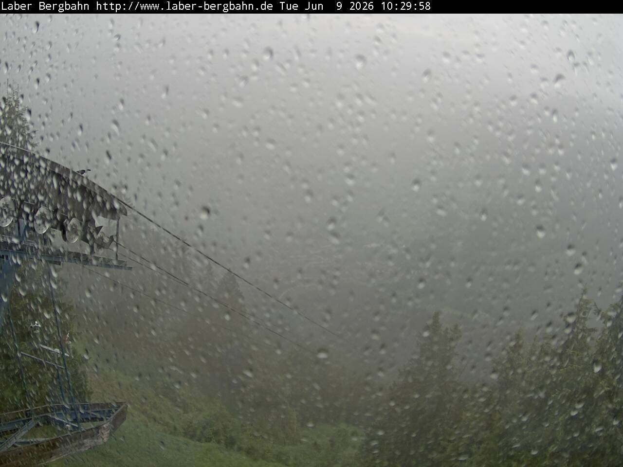 Archiv Foto Webcam Blick auf Oberammergau (Laber Bahn Bergstation)