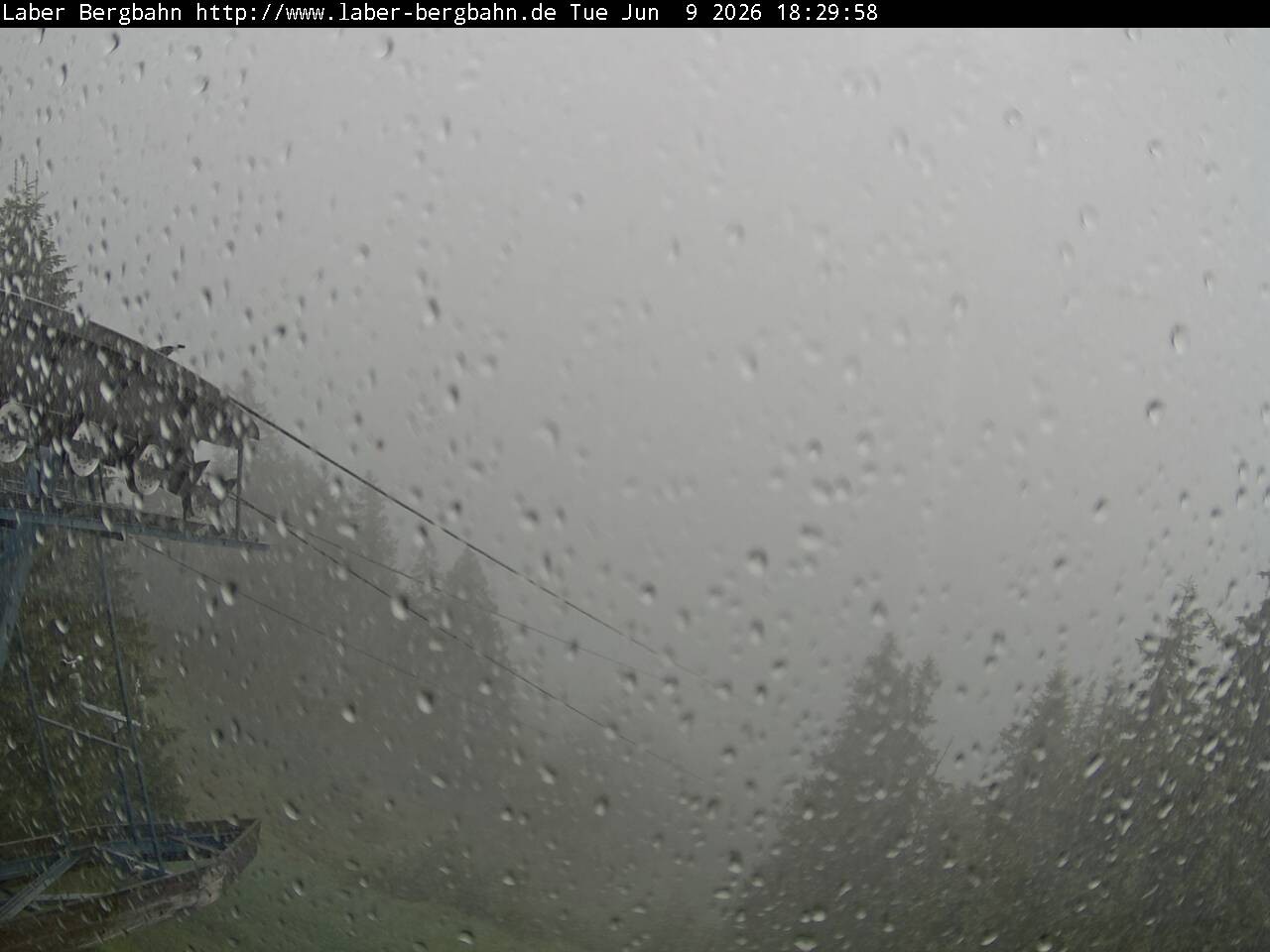 Archiv Foto Webcam Blick auf Oberammergau (Laber Bahn Bergstation)