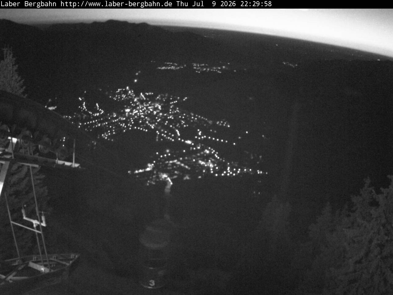 Archiv Foto Webcam Blick auf Oberammergau (Laber Bahn Bergstation)