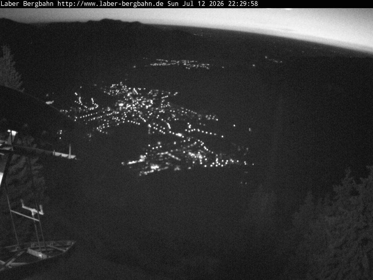 Archived image Webcam View of Oberammergau (Laber Bahn mountain station)