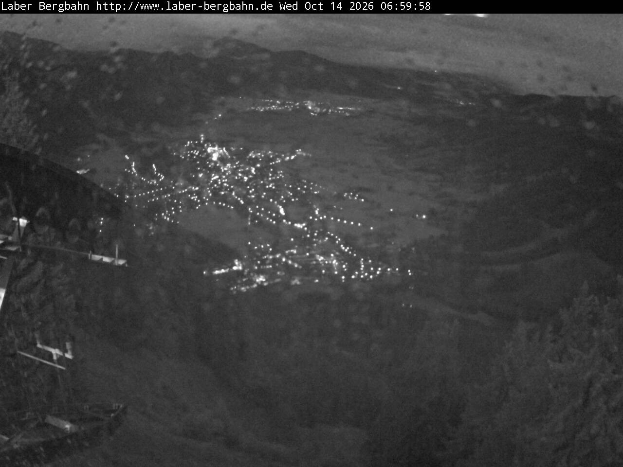 Archiv Foto Webcam Blick auf Oberammergau (Laber Bahn Bergstation)