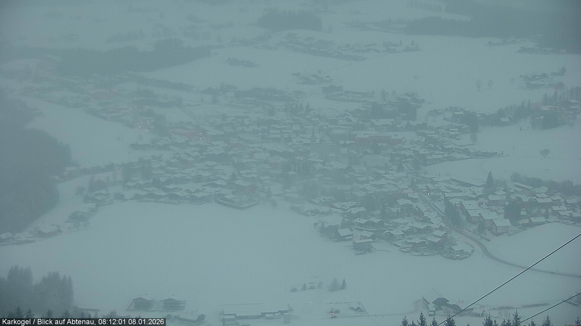 Archiv Foto Webcam Karkogel Blick auf Abtenau