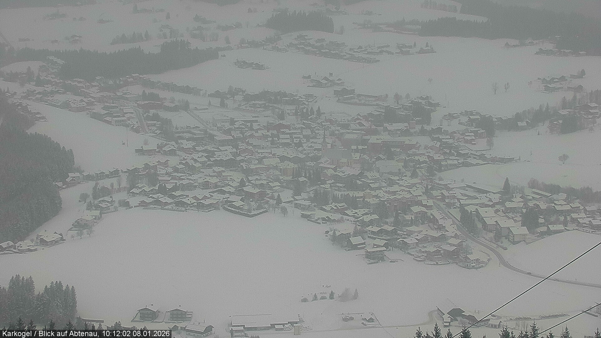 Archiv Foto Webcam Karkogel Blick auf Abtenau