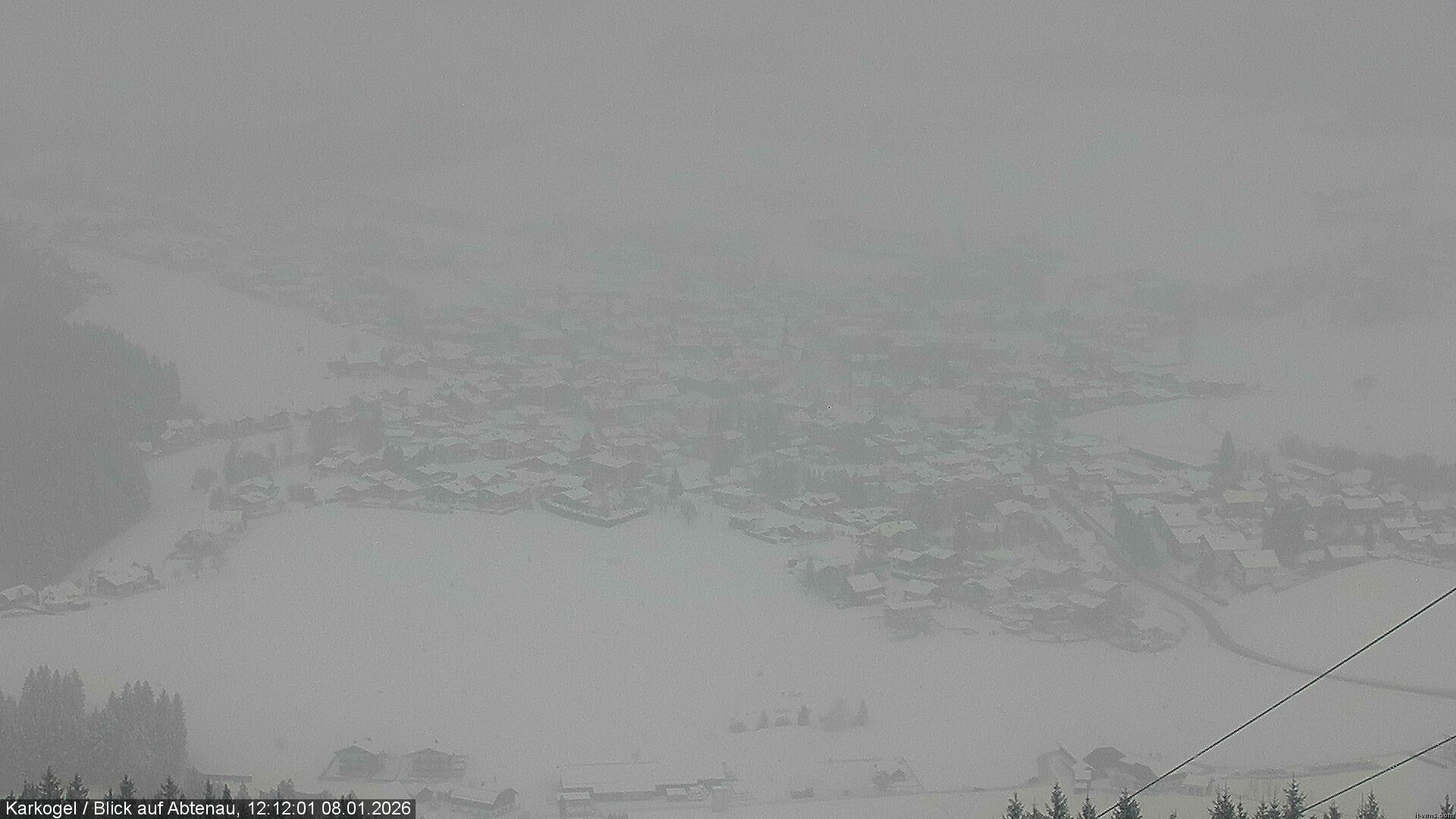 Archiv Foto Webcam Karkogel Blick auf Abtenau