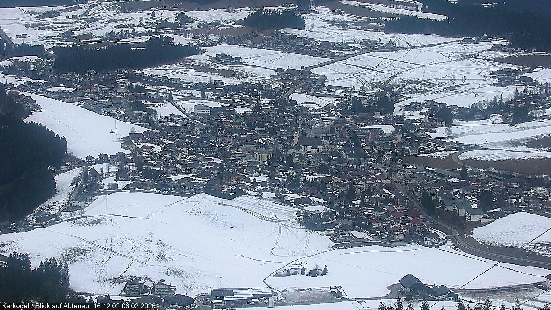 Archiv Foto Webcam Karkogel Blick auf Abtenau