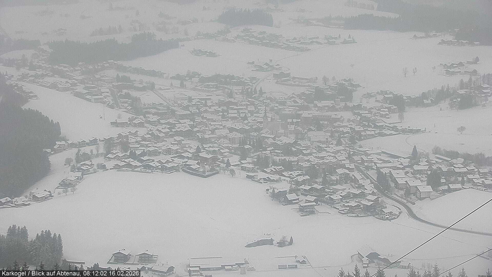 Archiv Foto Webcam Karkogel Blick auf Abtenau