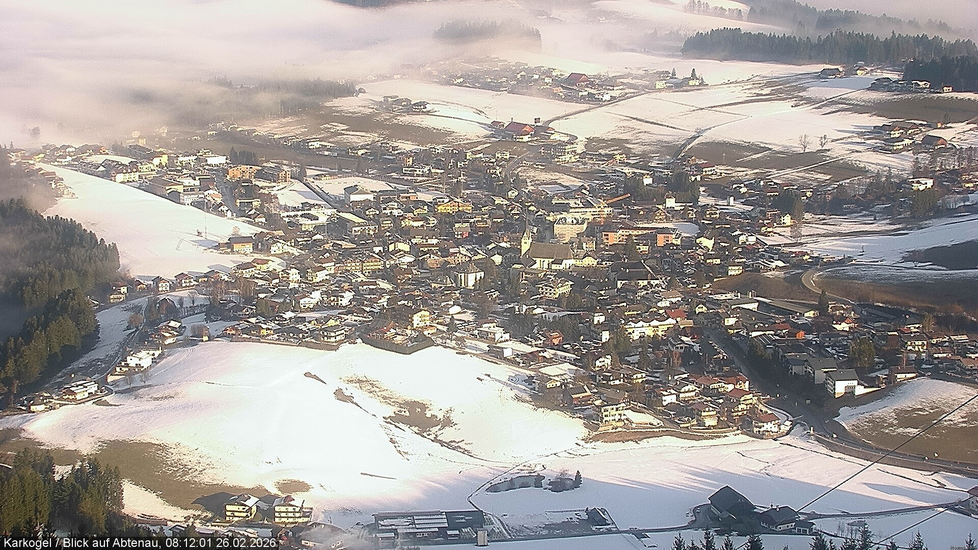 Archived image Webcam Karkogel view to Abtenau