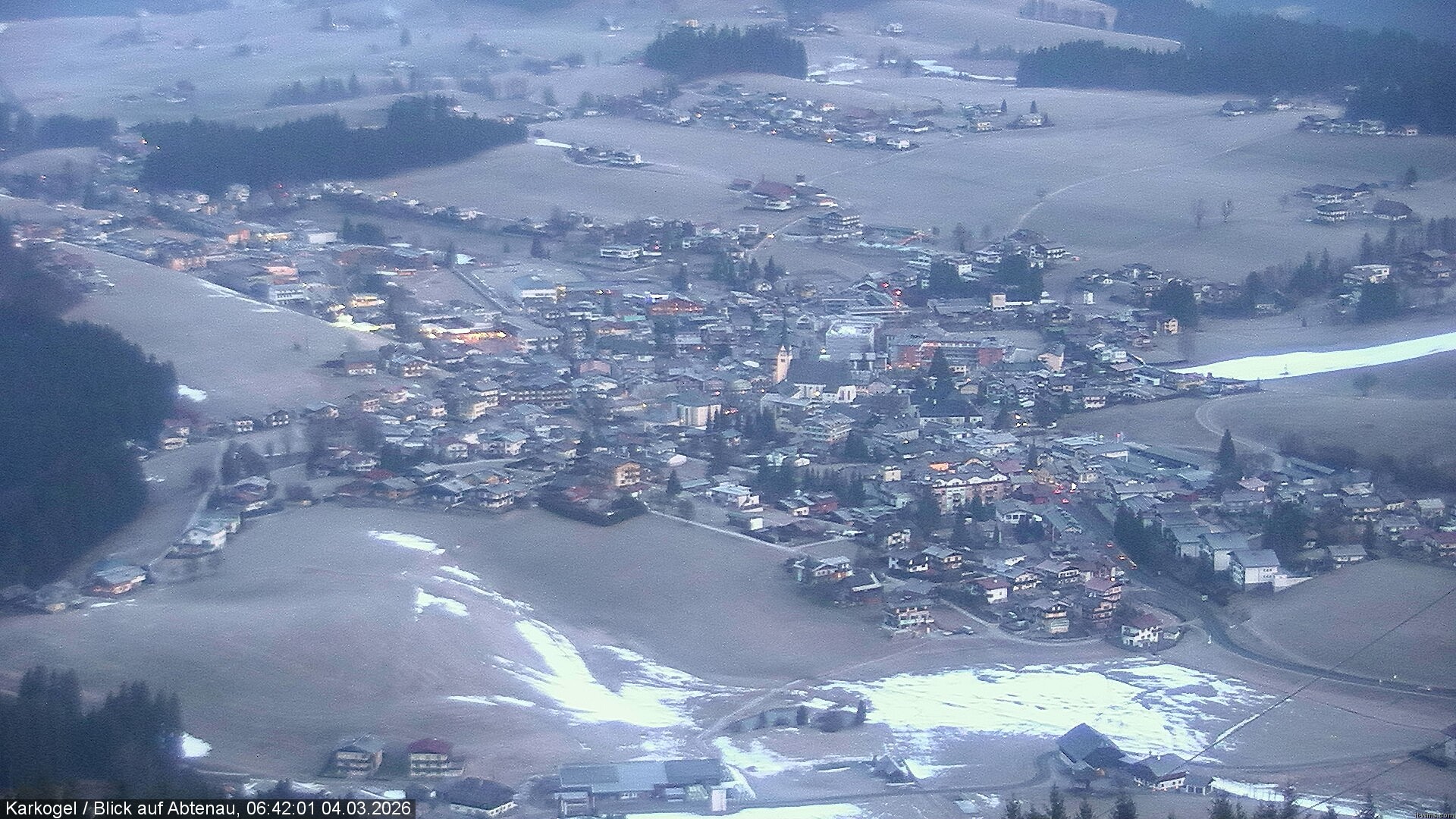 Archiv Foto Webcam Karkogel Blick auf Abtenau