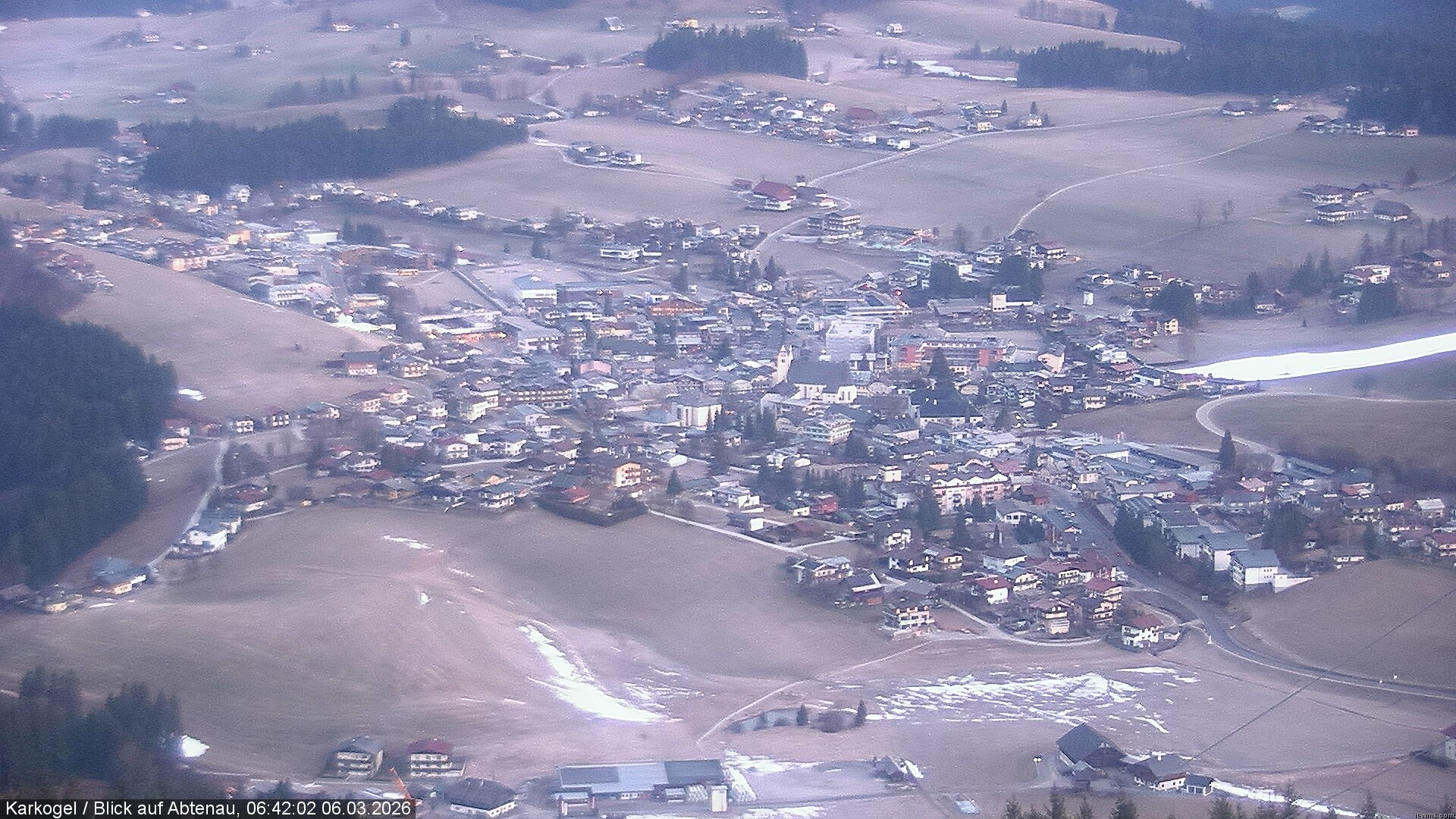 Archiv Foto Webcam Karkogel Blick auf Abtenau