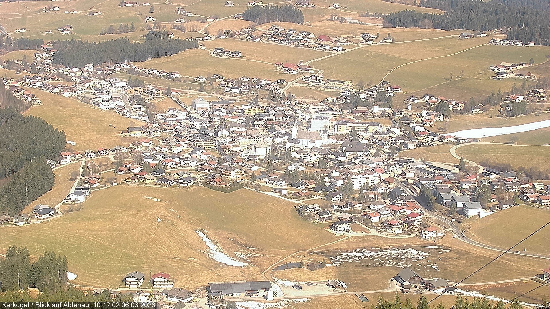 Archiv Foto Webcam Karkogel Blick auf Abtenau