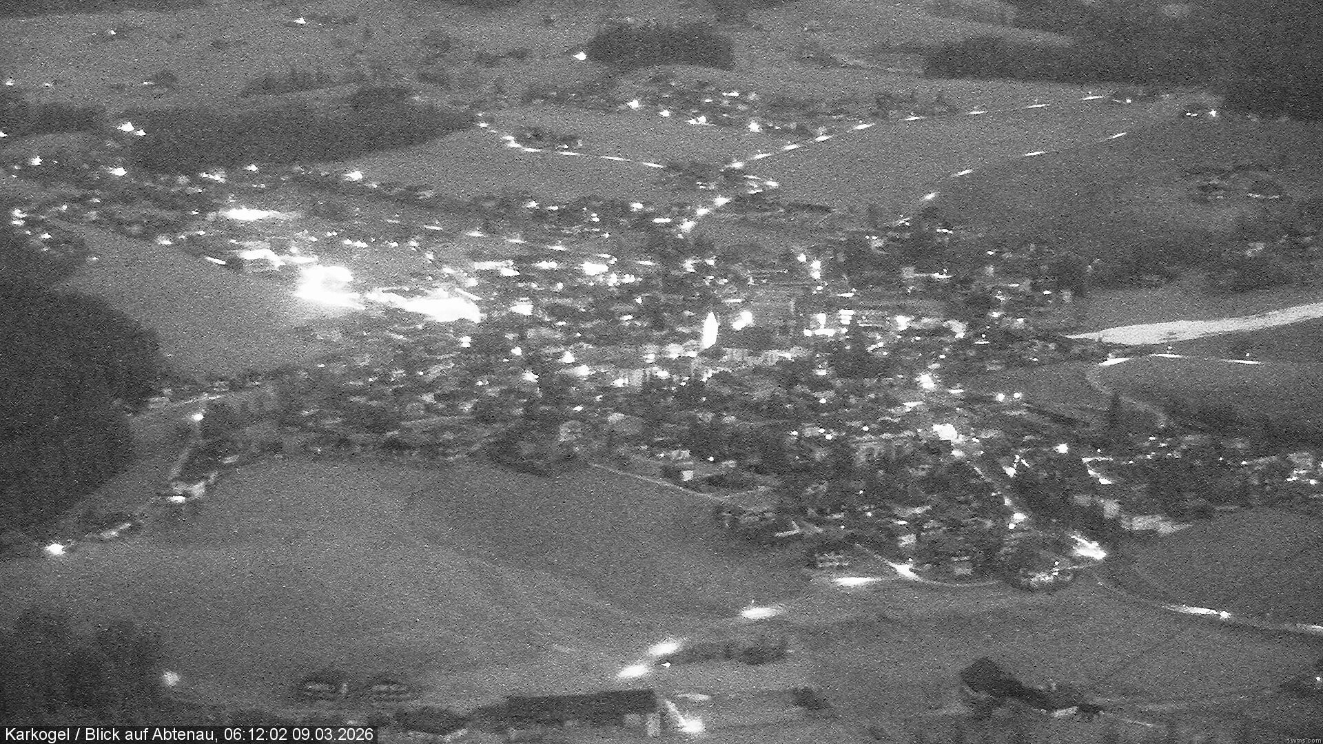 Archiv Foto Webcam Karkogel Blick auf Abtenau