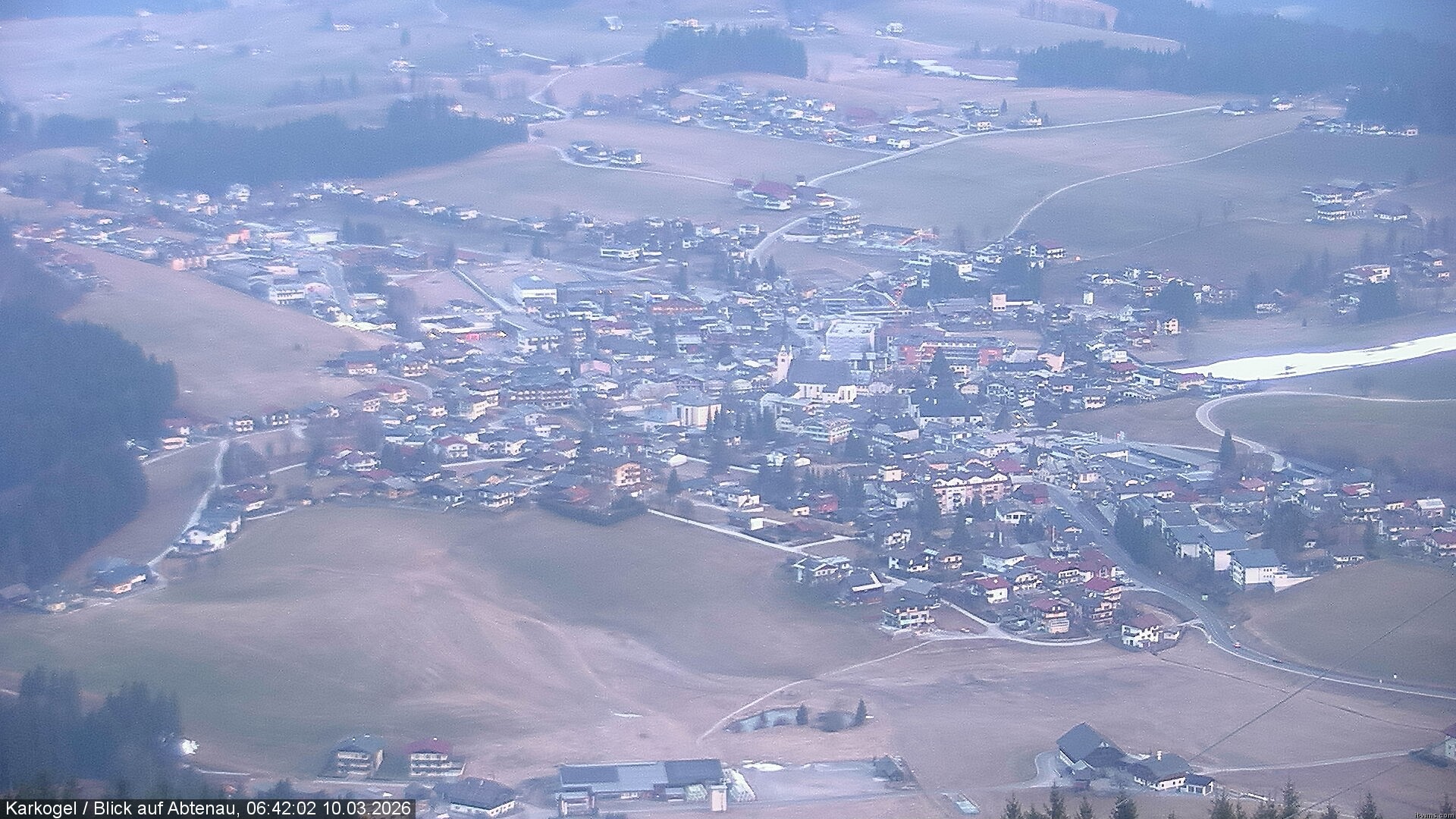 Archiv Foto Webcam Karkogel Blick auf Abtenau
