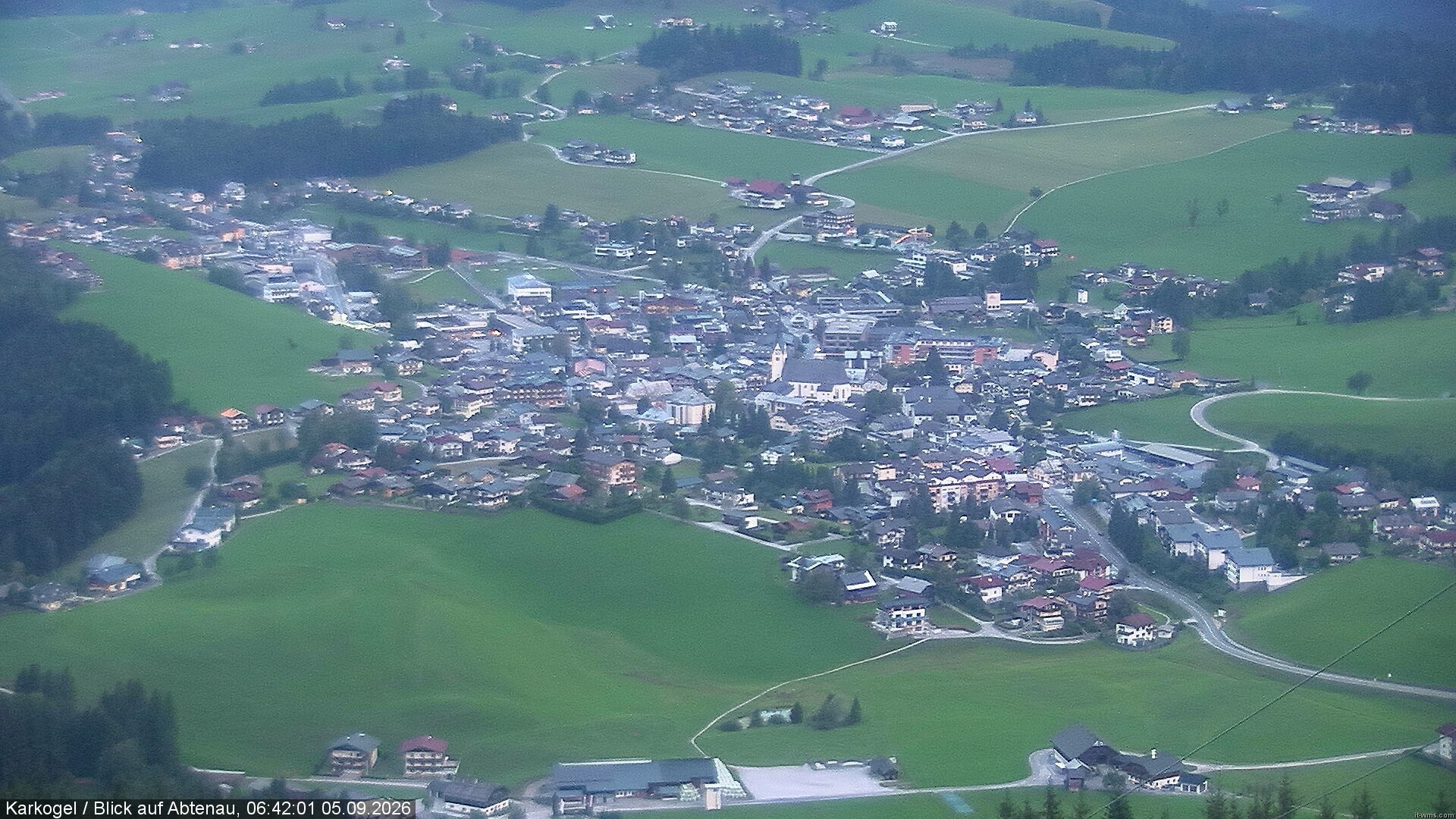 Archiv Foto Webcam Karkogel Blick auf Abtenau