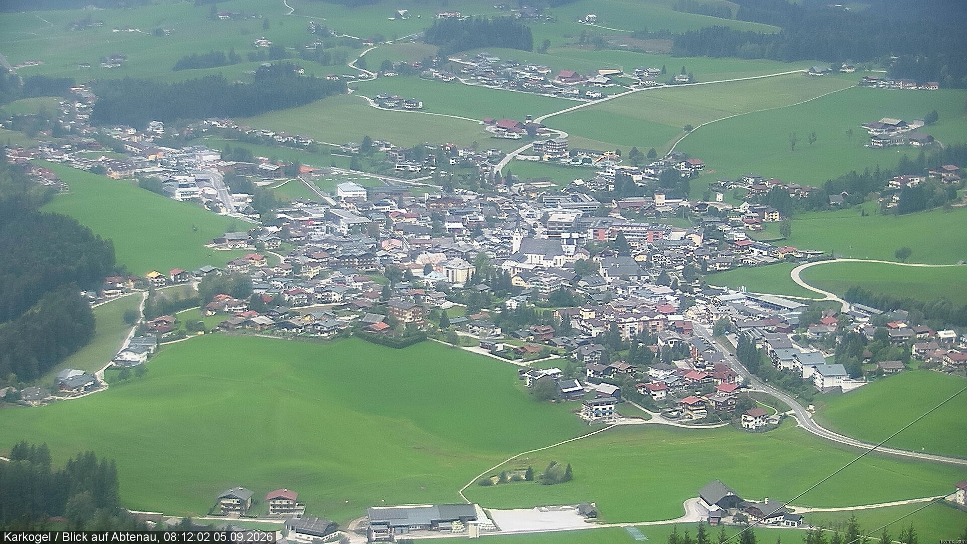 Archiv Foto Webcam Karkogel Blick auf Abtenau