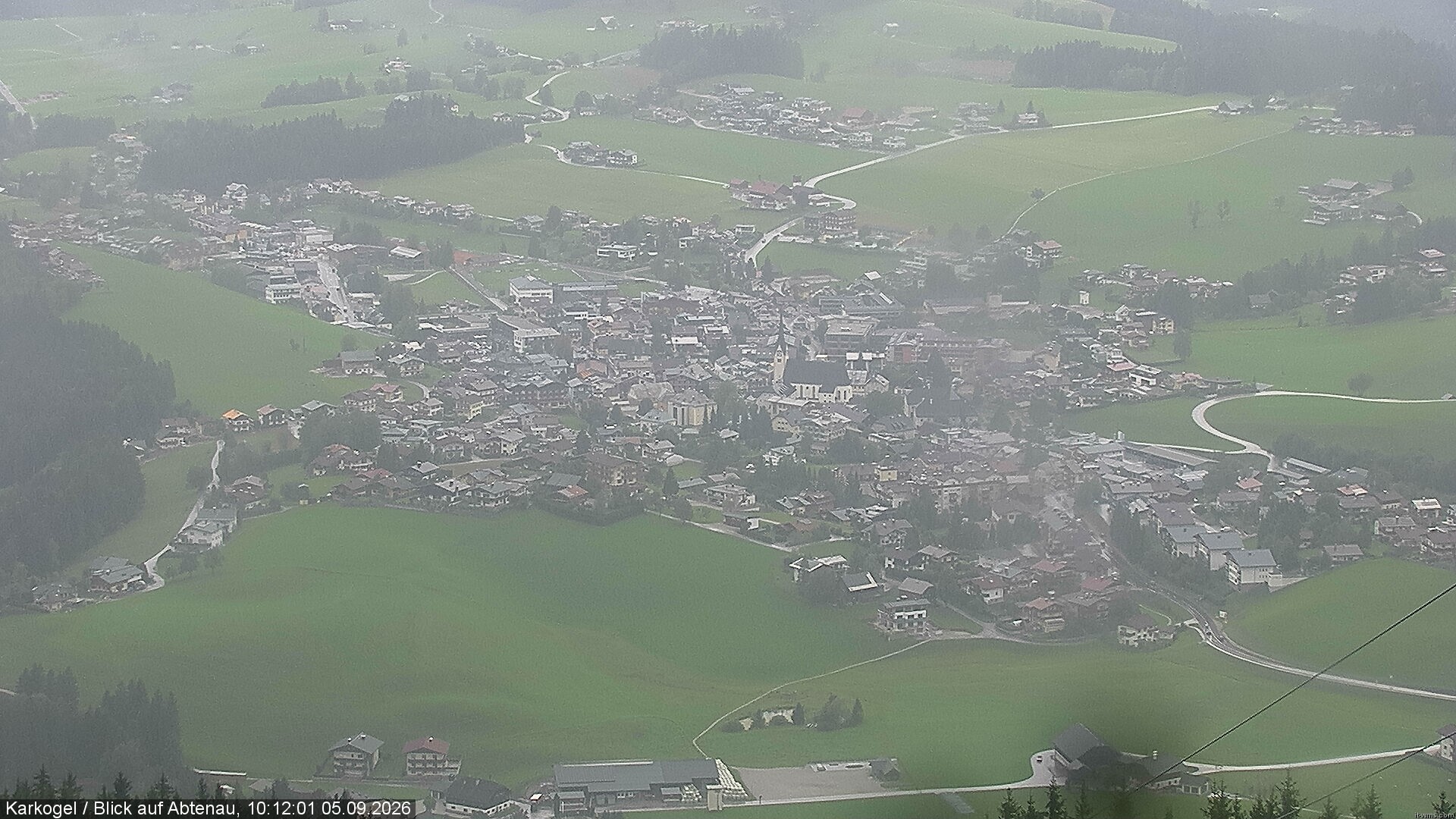 Archiv Foto Webcam Karkogel Blick auf Abtenau