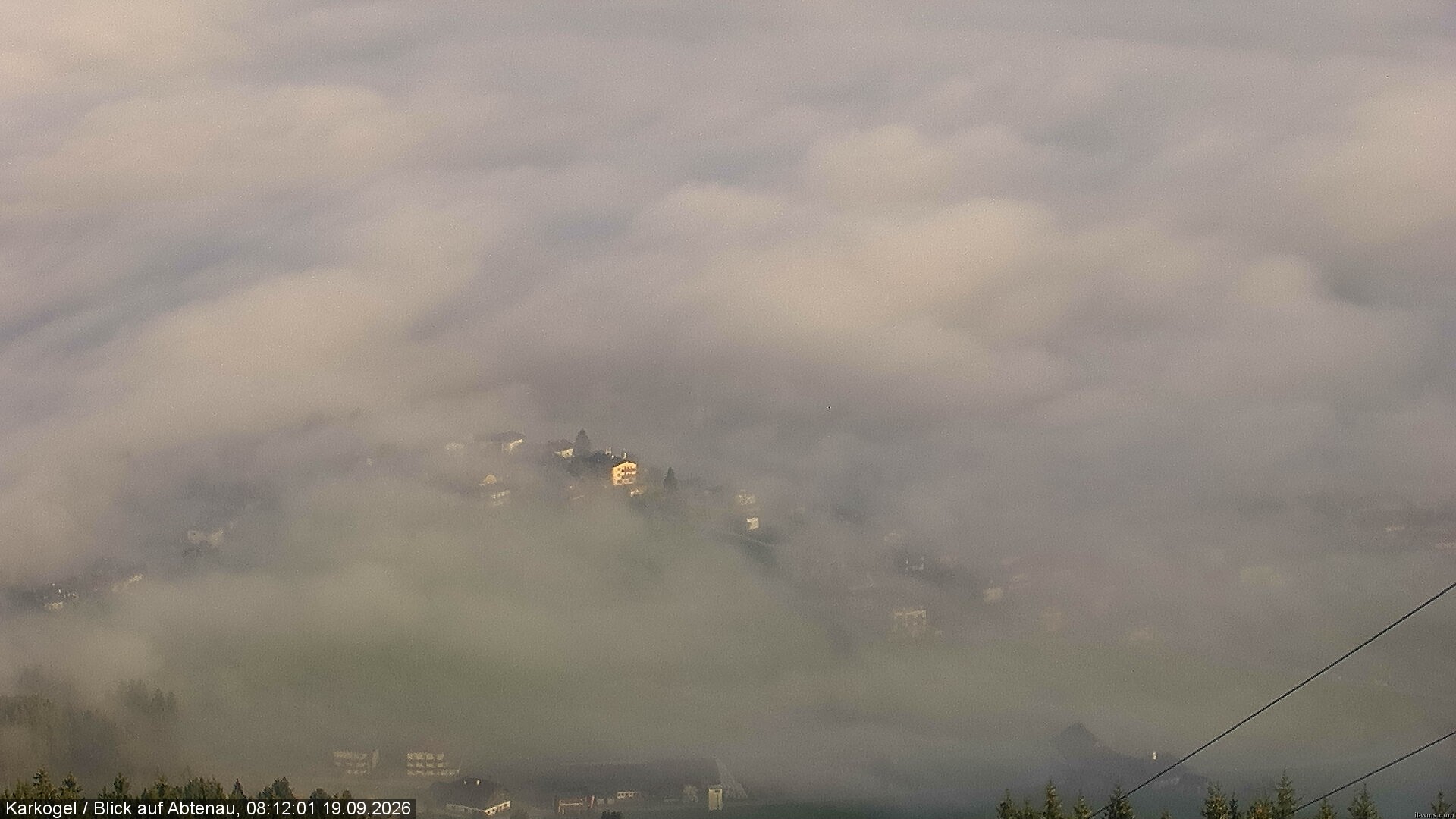 Archiv Foto Webcam Karkogel Blick auf Abtenau
