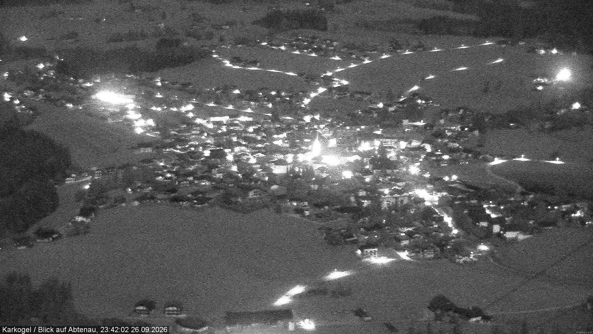 Archiv Foto Webcam Karkogel Blick auf Abtenau