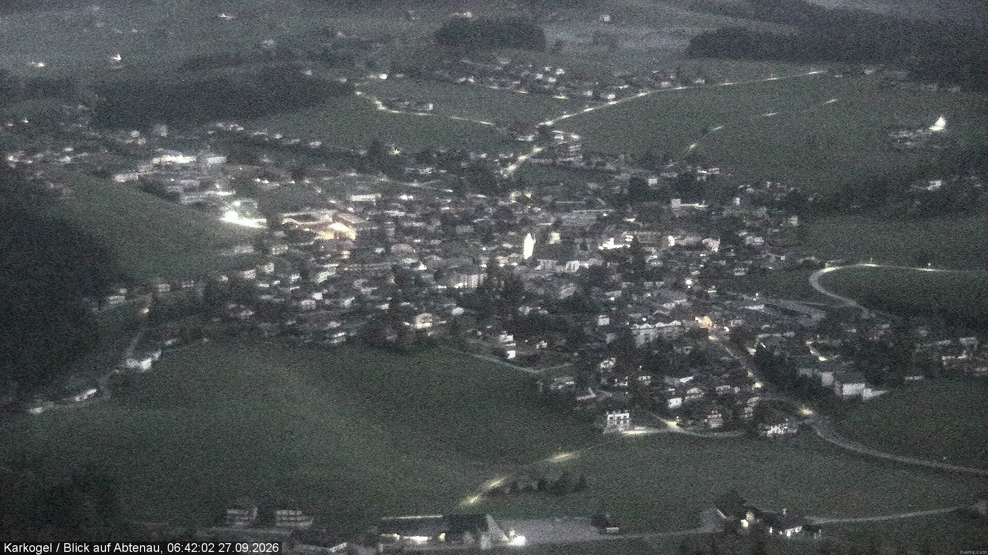 Archiv Foto Webcam Karkogel Blick auf Abtenau