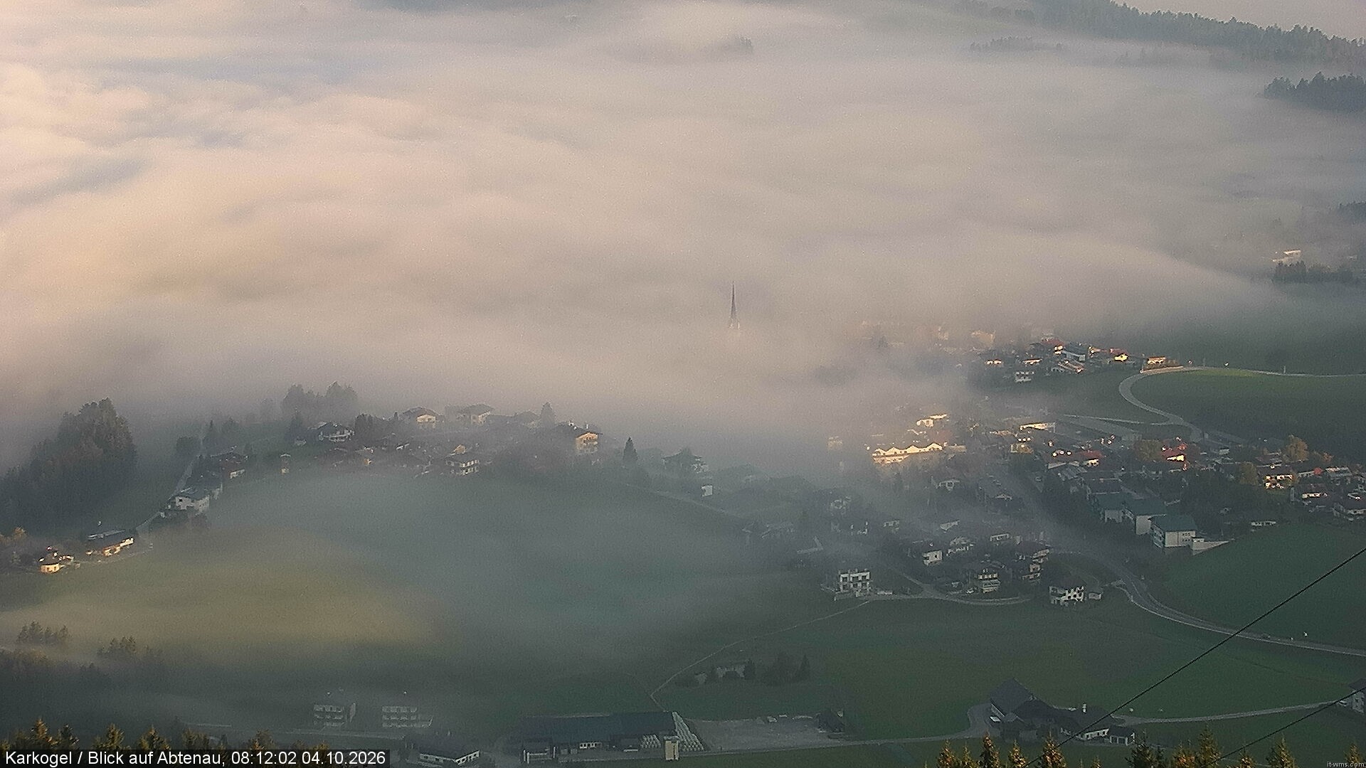 Archiv Foto Webcam Karkogel Blick auf Abtenau