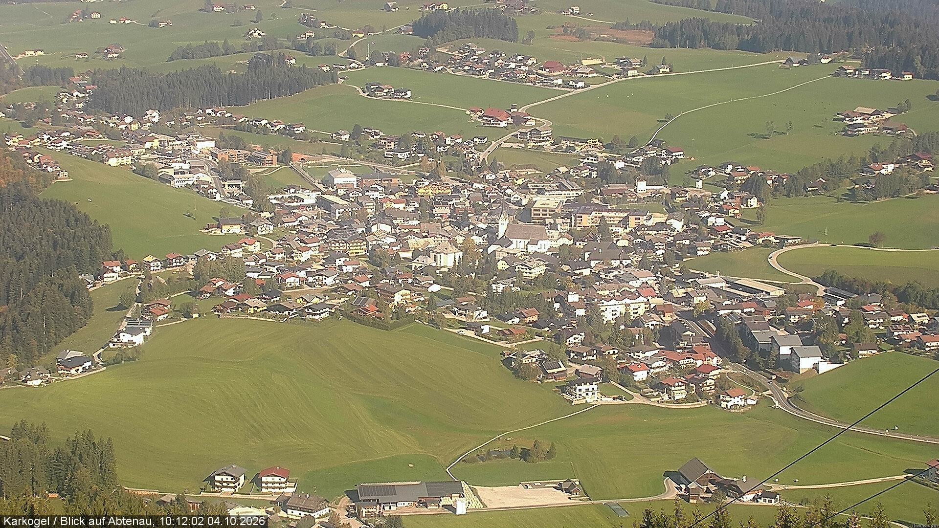 Archiv Foto Webcam Karkogel Blick auf Abtenau