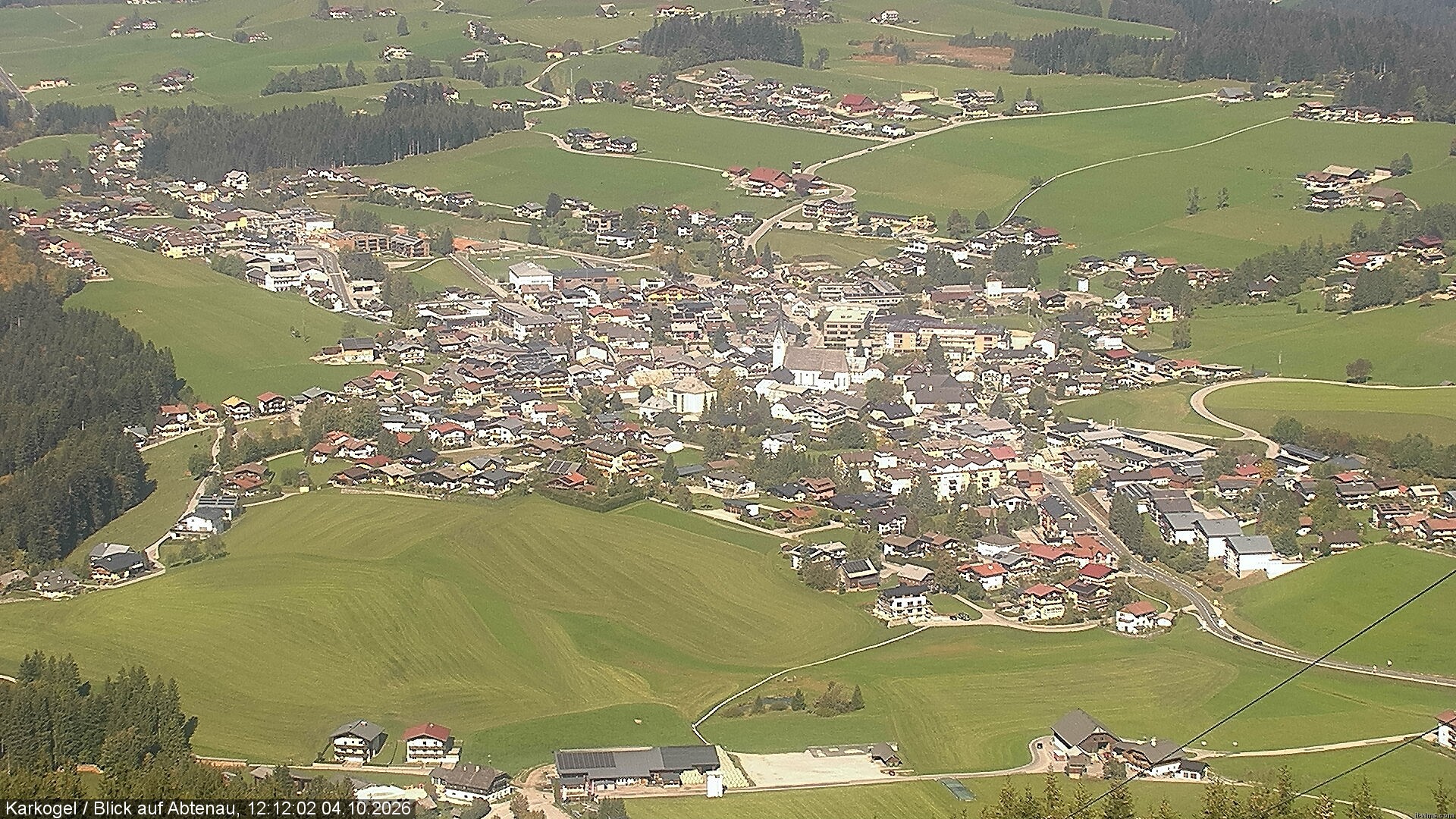 Archiv Foto Webcam Karkogel Blick auf Abtenau