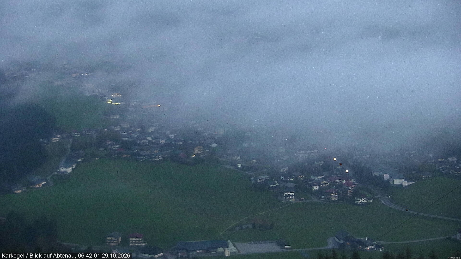 Archiv Foto Webcam Karkogel Blick auf Abtenau