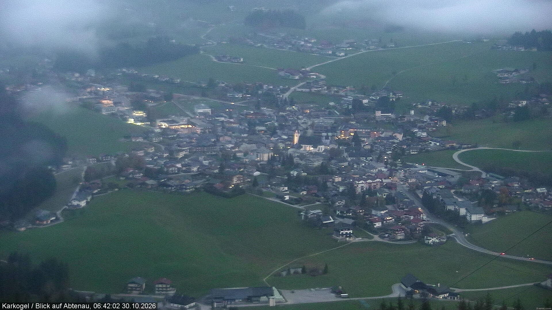 Archiv Foto Webcam Karkogel Blick auf Abtenau