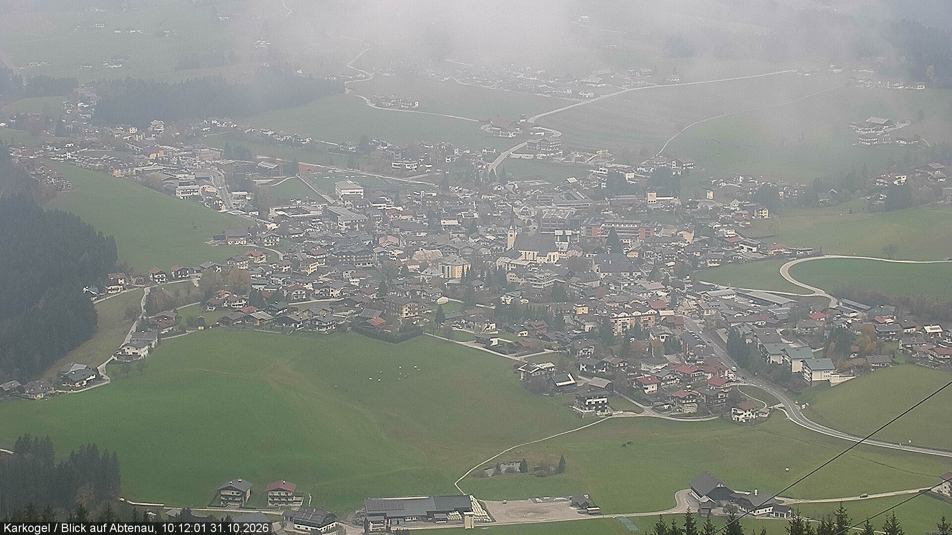 Archiv Foto Webcam Karkogel Blick auf Abtenau
