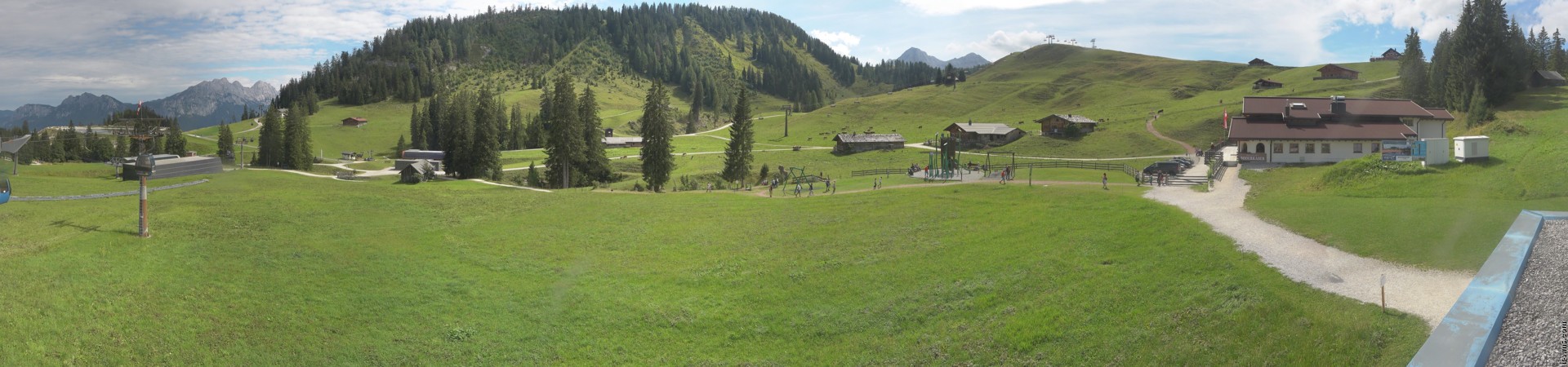 Archiv Foto Webcam Panorama Loferer Alm