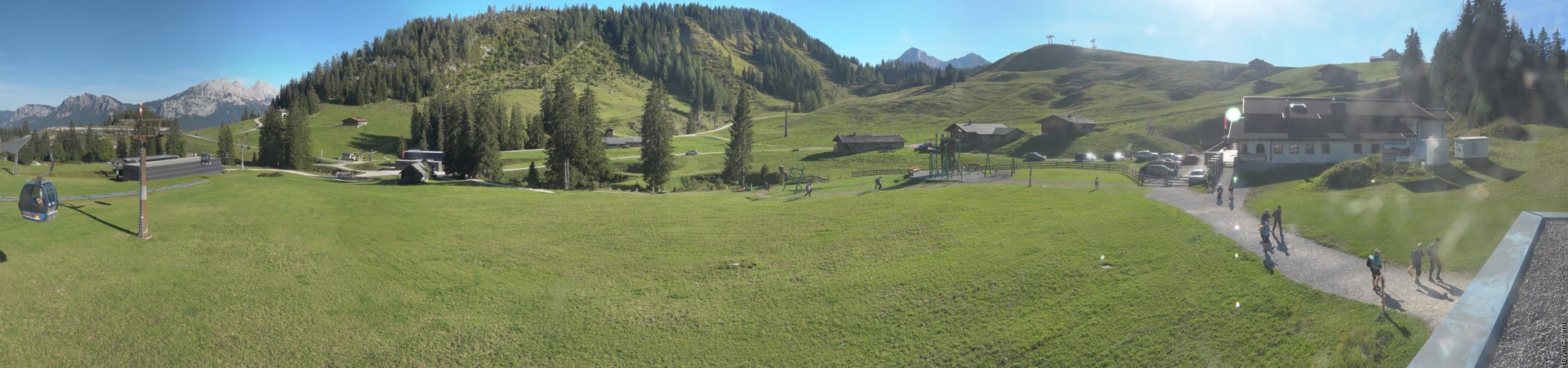 Archiv Foto Webcam Panorama Loferer Alm