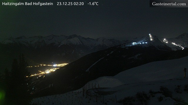 Archiv Foto Webcam Bad Hofgastein: Ausblick Haitzingalm