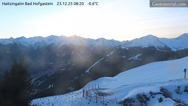 Archiv Foto Webcam Bad Hofgastein: Ausblick Haitzingalm