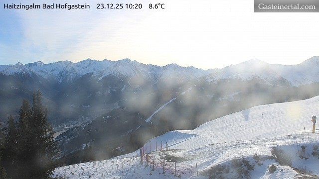 Archiv Foto Webcam Bad Hofgastein: Ausblick Haitzingalm