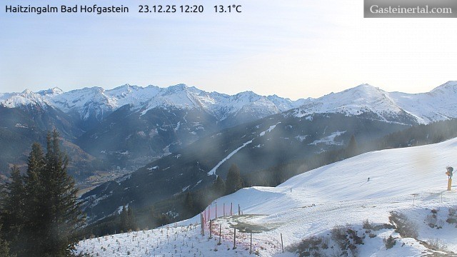 Archiv Foto Webcam Bad Hofgastein: Ausblick Haitzingalm