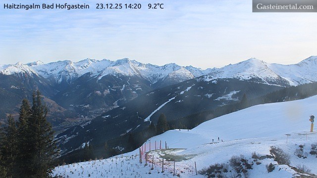 Archiv Foto Webcam Bad Hofgastein: Ausblick Haitzingalm