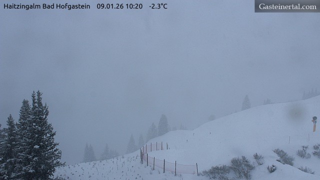 Archiv Foto Webcam Bad Hofgastein: Ausblick Haitzingalm