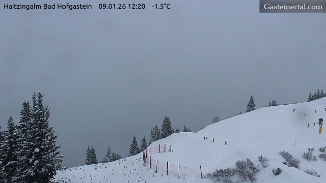 Archiv Foto Webcam Bad Hofgastein: Ausblick Haitzingalm