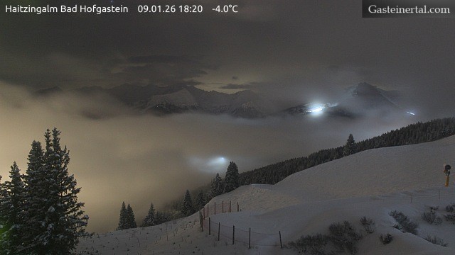 Archiv Foto Webcam Bad Hofgastein: Ausblick Haitzingalm