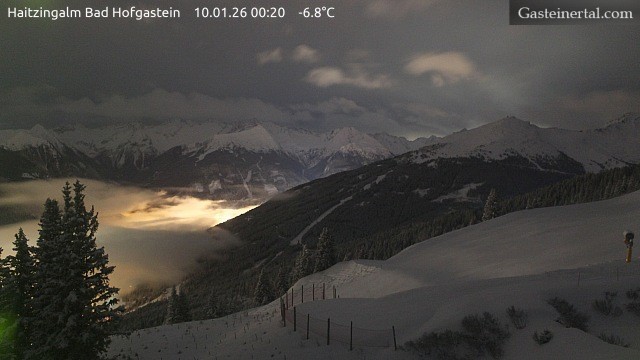 Archiv Foto Webcam Bad Hofgastein: Ausblick Haitzingalm