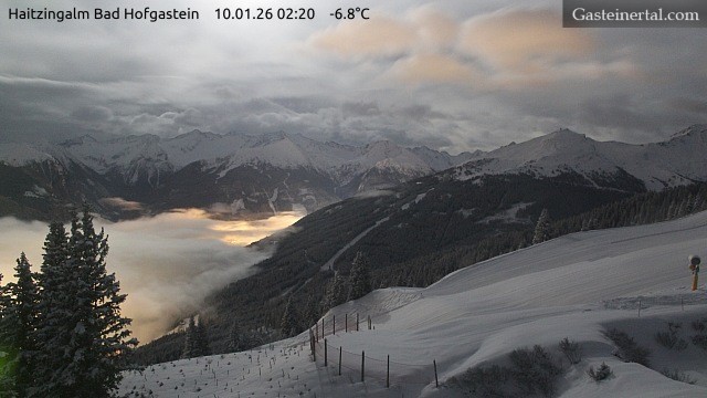 Archiv Foto Webcam Bad Hofgastein: Ausblick Haitzingalm