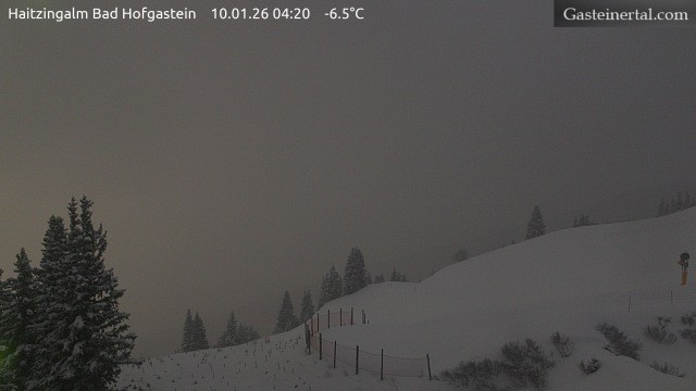 Archiv Foto Webcam Bad Hofgastein: Ausblick Haitzingalm
