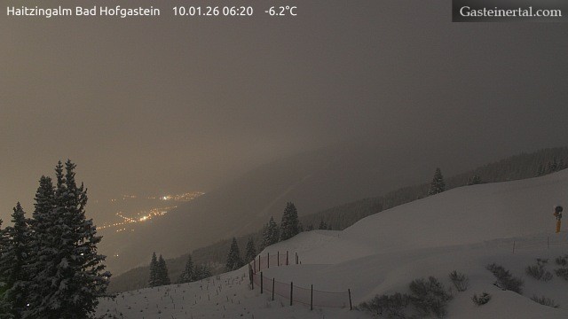 Archiv Foto Webcam Bad Hofgastein: Ausblick Haitzingalm