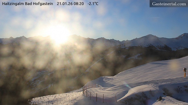 Archiv Foto Webcam Bad Hofgastein: Ausblick Haitzingalm
