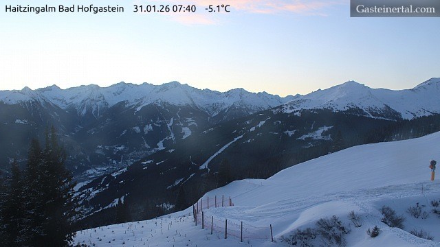 Archiv Foto Webcam Bad Hofgastein: Ausblick Haitzingalm