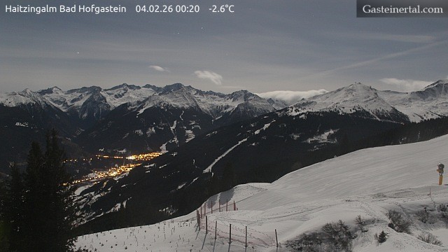 Archiv Foto Webcam Bad Hofgastein: Ausblick Haitzingalm