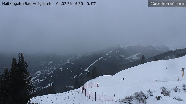 Archiv Foto Webcam Bad Hofgastein: Ausblick Haitzingalm