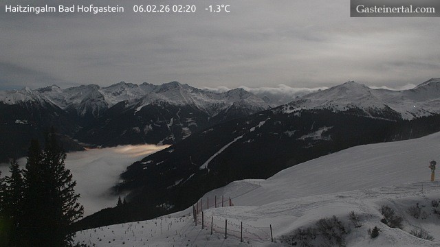 Archiv Foto Webcam Bad Hofgastein: Ausblick Haitzingalm