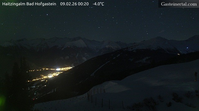 Archiv Foto Webcam Bad Hofgastein: Ausblick Haitzingalm