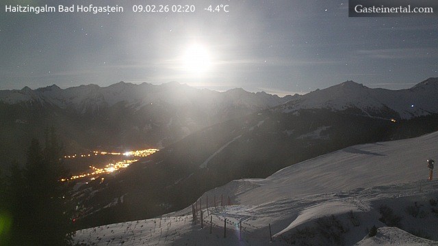 Archiv Foto Webcam Bad Hofgastein: Ausblick Haitzingalm
